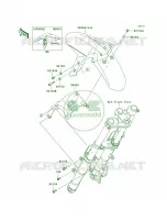 Front Fenders per Kawasaki Ninja 300 SE 2014