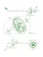 Front WheelADFACAUSAEFA per Kawasaki Ninja 300 SE 2014