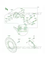 Rear Brake per Kawasaki Ninja 300 SE 2014