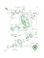 Rear WheelChainADFADFACN per Kawasaki Ninja 300 SE 2014