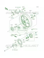 Rear WheelChainAEF per Kawasaki Ninja 300 SE 2014