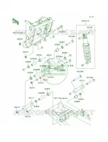SuspensionShock Absorber per Kawasaki Ninja 300 SE 2014