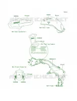 DecalsOrangeADF per Kawasaki Versys 1000 2014