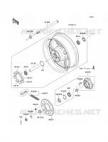 Rear Hub per Kawasaki Versys 1000 2014