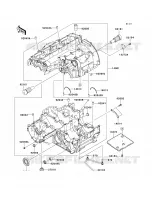 Crankcase per Kawasaki Ninja 1000 ABS 2013
