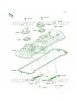 Cylinder Head Cover per Kawasaki Ninja 1000 ABS 2013