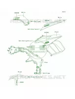 DecalsWhiteHDF per Kawasaki Ninja 1000 ABS 2013