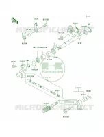 Gear Change Mechanism per Kawasaki Ninja 1000 ABS 2013