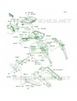 Rear Fenders per Kawasaki Ninja 1000 ABS 2013