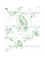 Rear WheelChain per Kawasaki Ninja 1000 ABS 2013