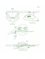 DecalsRedBEFCAUS per Kawasaki Ninja 300  2013