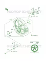 Front WheelBDF BEF per Kawasaki Ninja 300  2013