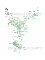 Oil PumpOil Filter per Kawasaki Ninja 300  2013