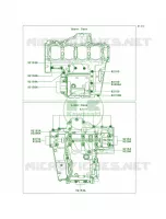 Crankcase Bolt Pattern per Kawasaki Versys 1000  2013