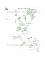 Brake PedalTorque Link per Kawasaki Z1000  2013