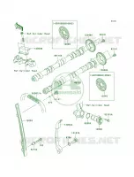 CamshaftsTensioner per Kawasaki Z1000  2013