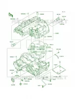 Crankcase per Kawasaki Z1000  2013