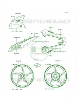 DecalsGreenDDF per Kawasaki Z1000  2013
