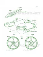 DecalsOrangeDCF per Kawasaki Z1000  2013