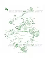 Oil PumpOil Filter per Kawasaki Z1000  2013