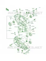 Crankcase per Kawasaki KDX200 1999
