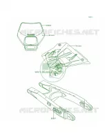 DecalsKDX200 H1 per Kawasaki KDX200 1999