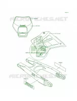 DecalsKDX200 H2 per Kawasaki KDX200 1999