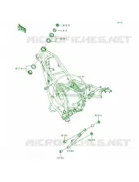 Frame per Kawasaki KDX200 1999