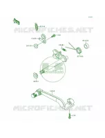 Gear Change Mechanism per Kawasaki KDX200 1999