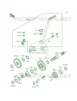 Kickstarter Mechanism per Kawasaki KDX200 1999