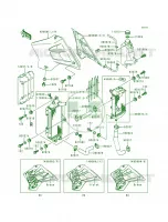 RadiatorKDX200 H1 H3 per Kawasaki KDX200 1999
