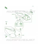 Side CoversChain Cover per Kawasaki KDX200 1999
