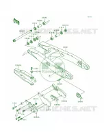 Swingarm per Kawasaki KDX200 1999
