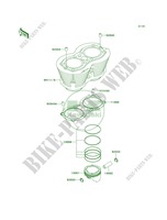 CylinderPistons per Kawasaki W800  2012