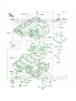 Crankcase per Kawasaki Versys 1000  2012