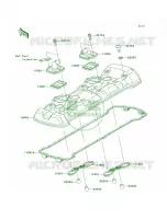 Cylinder Head Cover per Kawasaki Versys 1000  2012