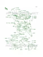 Rear Fenders per Kawasaki Versys 1000  2012