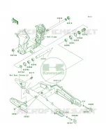Swingarm per Kawasaki Versys 1000  2012