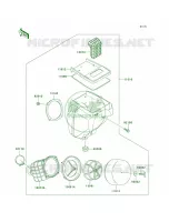 Air Cleaner per Kawasaki KDX220R 1999