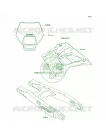 DecalsKDX220 A4 per Kawasaki KDX220R 1999