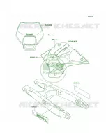 DecalsKDX220 A6 per Kawasaki KDX220R 1999
