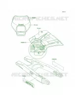 DecalsKDX220 A7 per Kawasaki KDX220R 1999