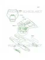 DecalsKDX220 A8 per Kawasaki KDX220R 1999