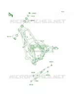 Frame per Kawasaki KDX220R 1999