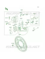 Front Brake per Kawasaki KDX220R 1999