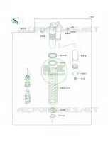 Shock Absorbers per Kawasaki KDX220R 1999