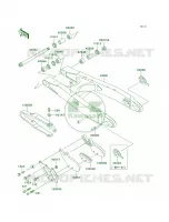Swingarm per Kawasaki KDX220R 1999