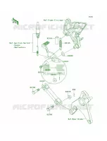 Brake PedalTorque Link per Kawasaki Z1000 2011