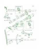 CamshaftsTensioner per Kawasaki Z1000 2011