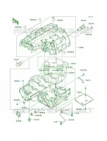 Crankcase per Kawasaki Z1000 2011
